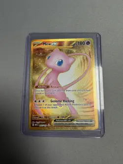 2023 Pokemon Scarlet & Violet 151 Mew 205/165 Hyper Rare Gold Holo Card NM - Image 1