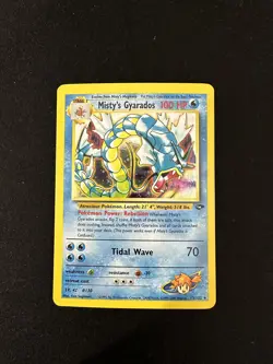 Misty's Gyarados HOLO 13/132 Gym Challenge Pokemon TCG Card WOTC - Image 1