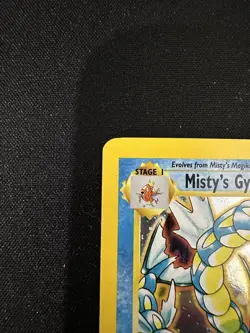 Misty's Gyarados HOLO 13/132 Gym Challenge Pokemon TCG Card WOTC - Image 4