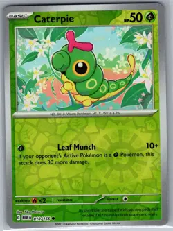 Caterpie 010/165 Reverse Holo SV: Scarlet & Violet 151 - Pokemon Card - NM - Image 1