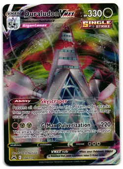 Duraludon VMAX 104/159 - Crown Zenith Rare VMAX Pokemon TCG Holo - NM Card - Image 1