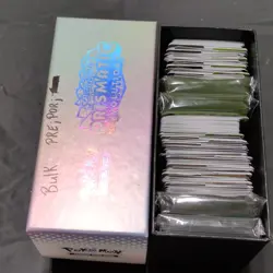 Pokemon TCG Prismatic Evolutions Bulk 119 And Perfect Order 200 Cards W/ Sleeves - Image 4