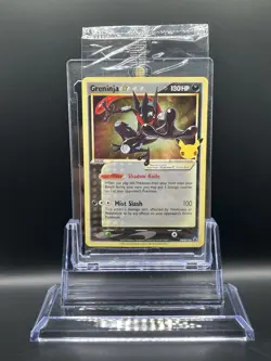 Pokemon Greninja Gold Star Celebrations Black Promo SWSH144 Holo Sealed ! MINT - Image 1