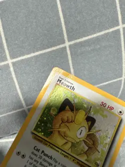 Pokemon TCG Meowth Black Star Promo Holo Rare Card #10 - Image 3