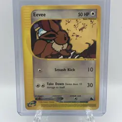 Pokemon TCG Eevee Skyridge E-Card Common 54/144 2003 Basic 50 HP English LP - Image 1