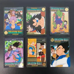 Dragon Ball Carddass Visual Adventure 12 Card Set EX Condition Collectible - Image 2