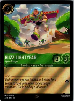 Buzz Lightyear - Space Ranger 57 Disney Lorcana Promo Cards Lorcana Holo NM - Image 1