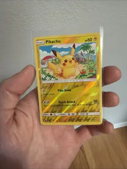 Pikachu 30/111 Crimson Invasion Reverse Holo And Regular Card - Image 1