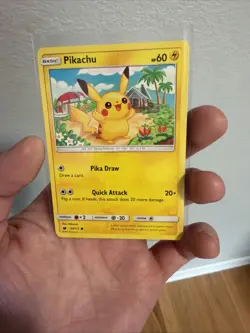 Pikachu 30/111 Crimson Invasion Reverse Holo And Regular Card - Image 3