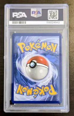 Ethan's Typhlosion #34 Pokemon Destined Rivals PSA 8 Prerelease Stamp 034/182 - Image 2
