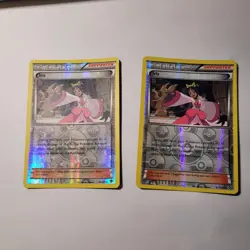 Pokemon TCG - 2x Iris Plasma Blast Reverse Rev Holo Foil Rare #81 - Image 1