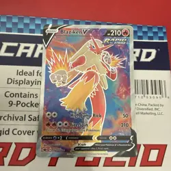 Blaziken V 161/198 Full Art Holo Pokemon Swsh: Chilling Reign English Near Mint - Image 1