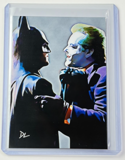 Batman & Joker Limited Edition Artist Signed "1989" Trading Card 10/10 - Image 1