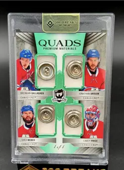 The Cup Hockey Card 1/1 Mint+++ Pour Collectionneur Et Fan Des Habs 💙🤍❤ - Image 1