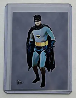 Batman Limited Edition Artist Signed “Adam West” Trading Card 5/10 - Image 1