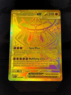 Pokemon Mega Zygarde EX Full Art Foil Card 124/088- GOLD - Perfect Order English - Image 1