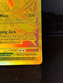 Pokemon Mega Zygarde EX Full Art Foil Card 124/088- GOLD - Perfect Order English - Image 2