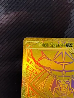 Pokemon Mega Zygarde EX Full Art Foil Card 124/088- GOLD - Perfect Order English - Image 5