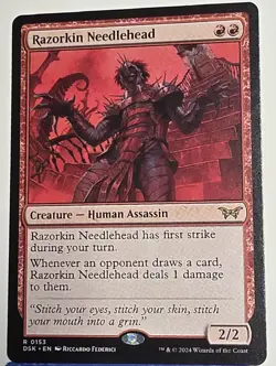 MTG Razorkin Needlehead - Duskmourn: House of Horror #153 - Image 1