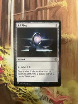 Sol Ring NM, English MTG Starter Commander Decks - Image 1