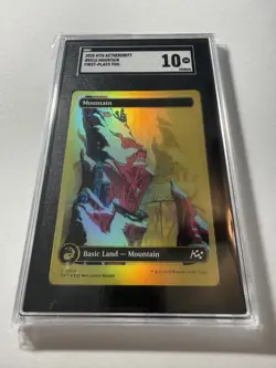 Mountain #515 First-Place Foil Aetherdrift SGC 10 GM GEM MINT - Image 2