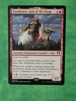 Purphoros, God of the Forge Commander Masters Regular NM - Image 1