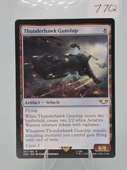 Thunderhawk Gunship 40K #167 Commander NM Regular Magic The Gathering Mtg Rare - Image 1