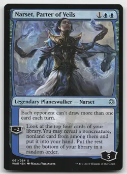 Narset, Parter of Veils War of the Spark 61 U NM MTG - Image 1
