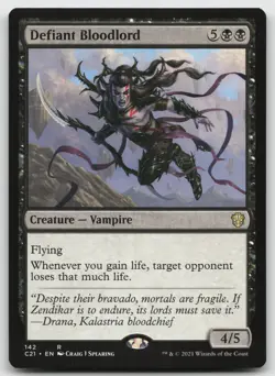 Defiant Bloodlord Commander 2021 142 R NM MTG - Image 1