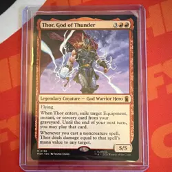 Thor, God of Thunder 156 MTG MSH Marvel Super Heroes Regular NM - SHIPS FAST! - Image 1