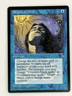 MTG / Magic: The Gathering - Ice Age - Sleight of Mind - Image 1