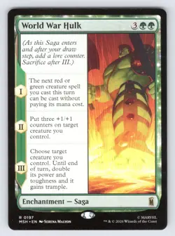 World War Hulk 197 Rare Marvel Super Heroes Magic: The Gathering Near Mint - Image 1