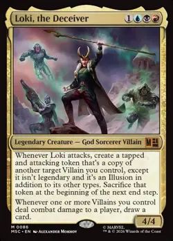 Loki, the Deceiver Marvel Super Heroes Commander #86 Magic TCG - Image 1