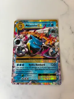 Pokemon TCG Mega-Blastoise-EX Evolutions 22/108 Holo Holo Rare ex - Image 1