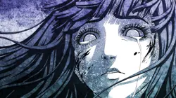 Anime artwork hyuuga hinata crying girls monochrome Playmat Gaming Mat - Image 1