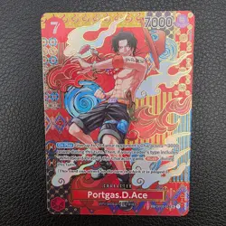 One Piece Portgas.D.Ace OP02-013 SP mosaico ENG Bandai - Two legends op08 - Image 1