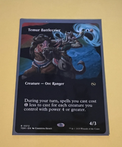 MTG - Temur Battlecrier - Borderless - Tarkir: Dragonstorm - Image 1