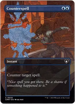 MTG Commander Masters Counterspell Borderless (Common) - Image 1