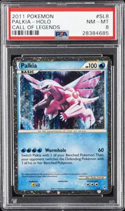2011 POKEMON CALL OF LEGENDS #SL8 PALKIA-HOLO PSA 8 - Image 1