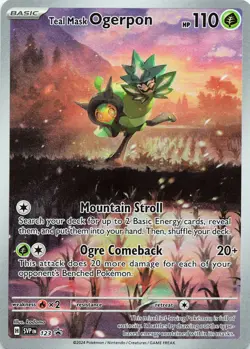Pokemon Teal Mask Ogerpon Promo SV: Scarlet & Violet Promo Cards #123 NM - Image 5