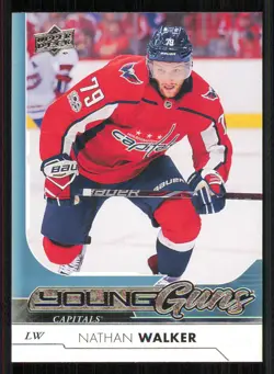 2017-18 Upper Deck #223 Nathan Walker Young Guns RC - Image 1