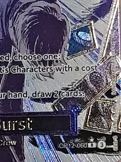 Boeuf Burst Alternate Art OP12-060 Legacy of the Master Near Mint Condition - Image 2