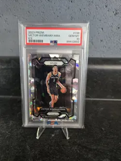 2023-24 Panini Prizm Victor Wembanyama #136 Ice PSA 10 - Image 1