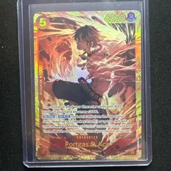 Portgas D. Ace SEC OP16-118 The Time of Battle ONE PIECE Card game English - Image 1