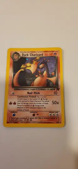 Pokemon TCG Dark Charizard 4/82 Holo Unlimited Rare 4/82 Team Rocket 2000 💎 LP+ - Image 1