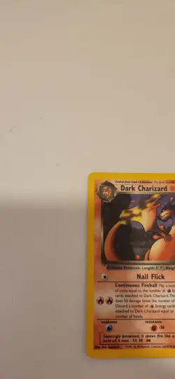 Pokemon TCG Dark Charizard 4/82 Holo Unlimited Rare 4/82 Team Rocket 2000 💎 LP+ - Image 2