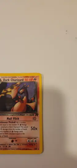 Pokemon TCG Dark Charizard 4/82 Holo Unlimited Rare 4/82 Team Rocket 2000 💎 LP+ - Image 3