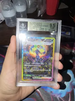 Pokemon Umbreon ex 217/187 Terastal Festival EX SAR Holo Japanese BGS 9.5 - Image 1
