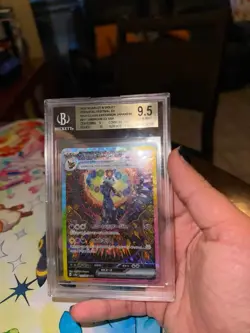 Pokemon Umbreon ex 217/187 Terastal Festival EX SAR Holo Japanese BGS 9.5 - Image 2