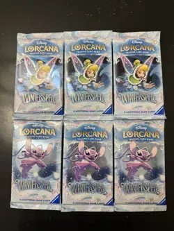 Disney Lorcana Winterspell Booster Pack X6 Brand New Sealed - Image 1